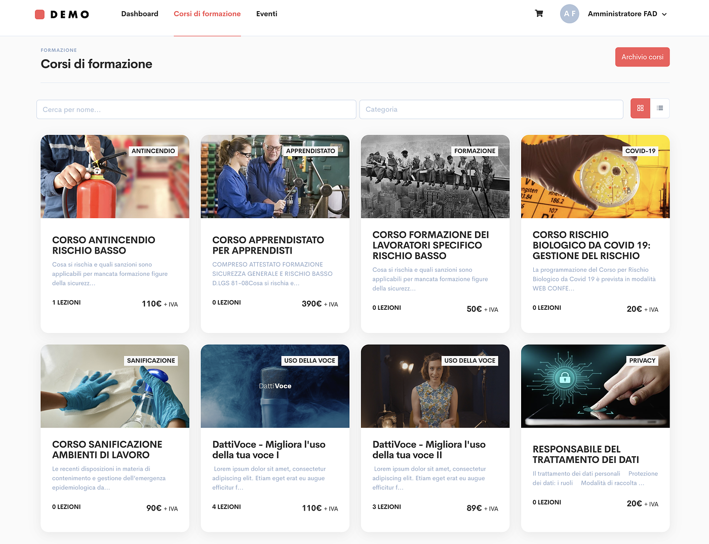Dashboard report